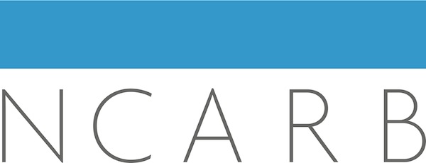 NCARB logo with a blue horizontal bar above the letters 